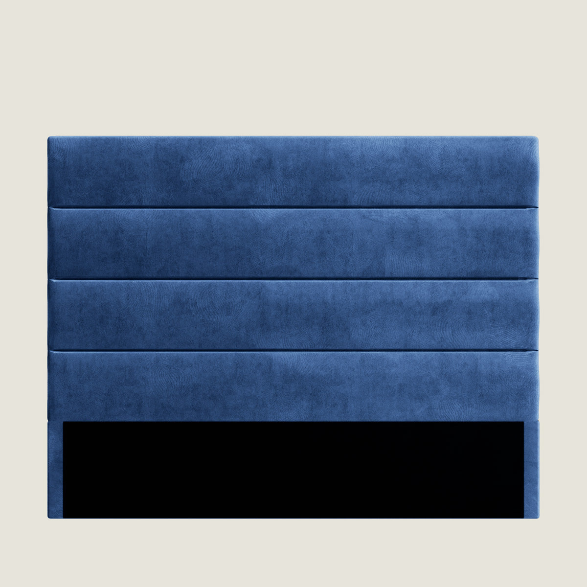 Benny Upholstered Bedhead Headboard (Navy Blue Velvet Fabric)