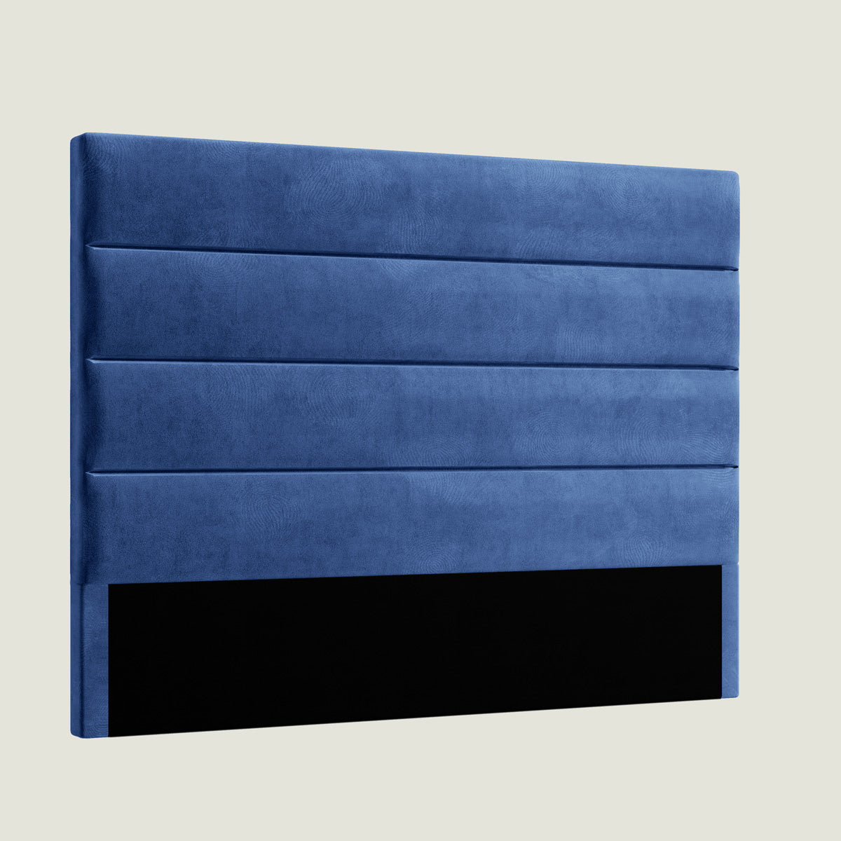 Benny Upholstered Bedhead Headboard (Navy Blue Velvet Fabric)