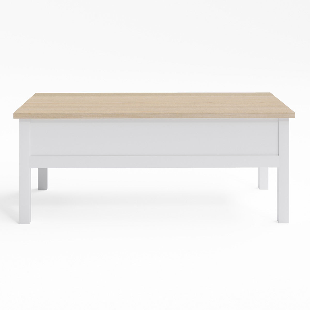 White Country Farmhouse Coffee Table (Rosedale Collection)