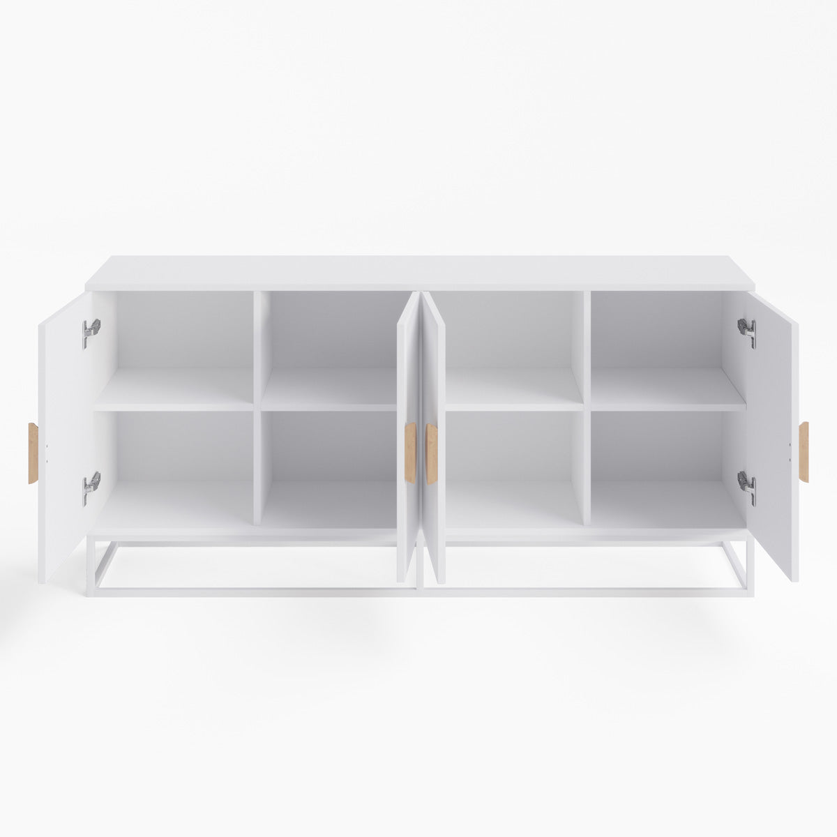 White Sideboard Buffet Unit (160cm Zodiac Collection)