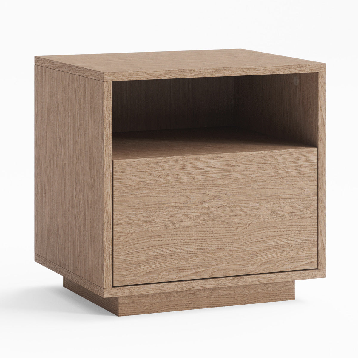 Bedside Table With Storage Drawer (Urban, Oak Colour)