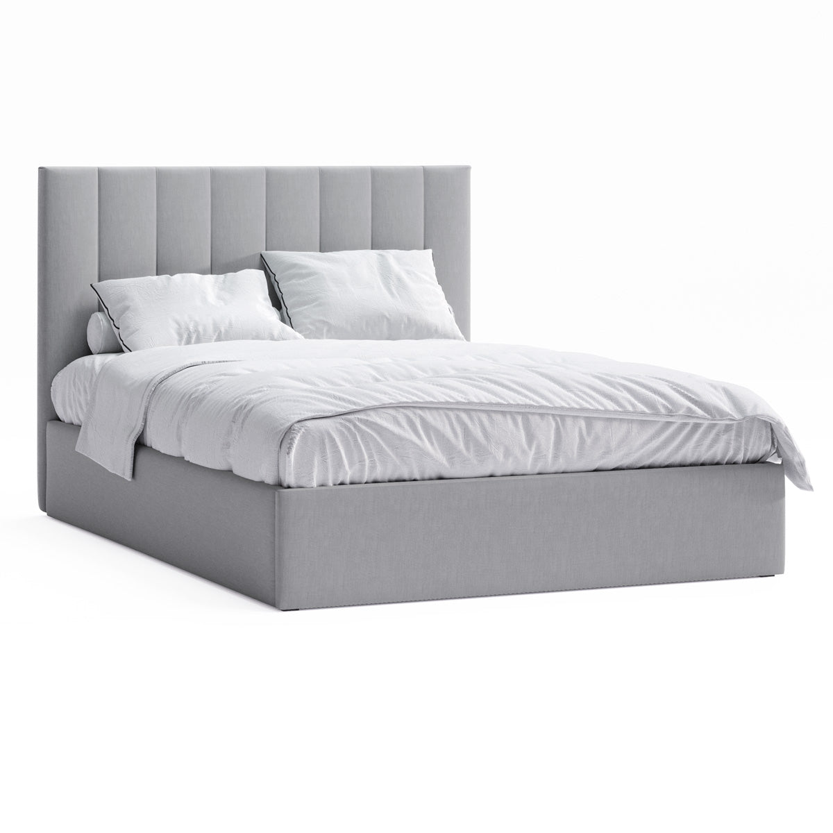 Ormond Gas Lift Storage Bed Frame (Grey Fabric)