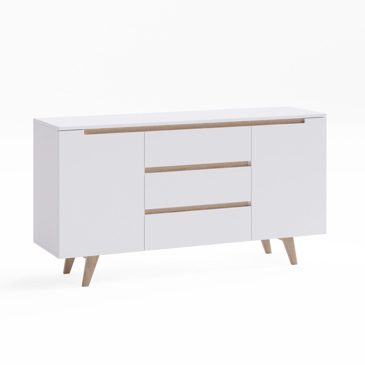 Sideboard Buffet Unit with Solid Oak Legs (Olsen Collection)