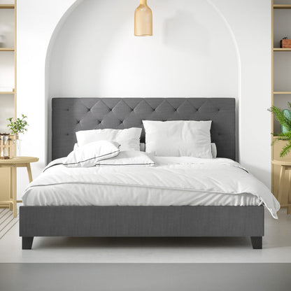 Casper Fabric Bed Frame (Charcoal)