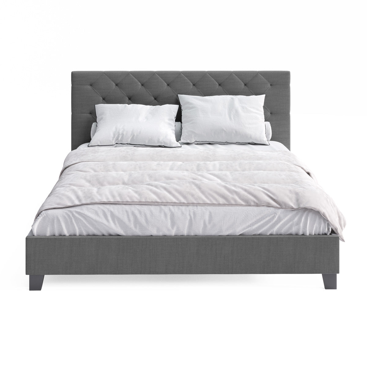 Casper Fabric Bed Frame (Charcoal)