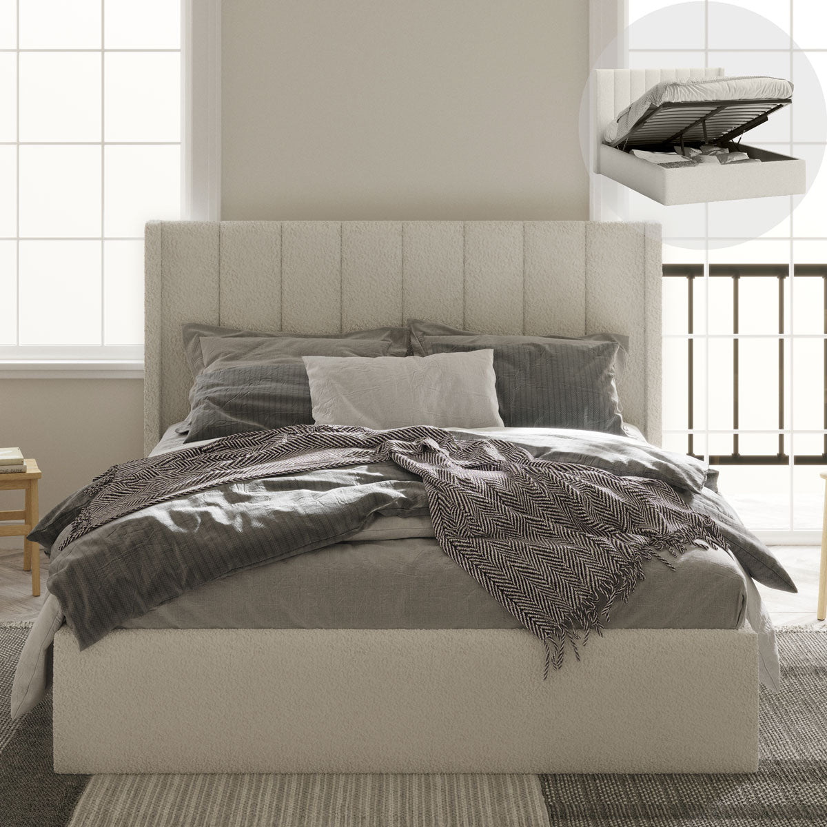 Bouclé Beds – Tommy Swiss
