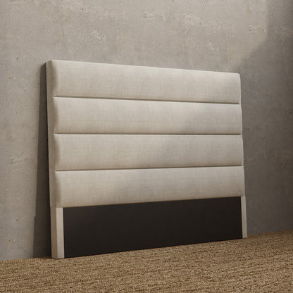 Benny Upholstered Bedhead Headboard (Natural Beige Fabric)