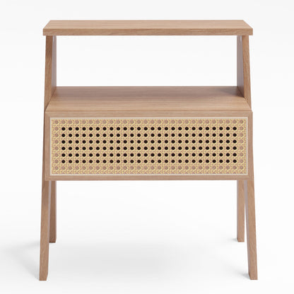 Rattan Cane Bedside Table (Dane Collection)