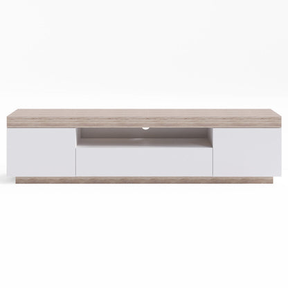 Coastal White Wooden TV Stand Cabinet Entertainment Unit (180cm Bondi)