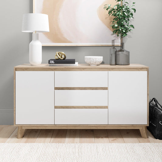 Sideboard Buffet Wooden Unit (140cm Kinfolk Collection)