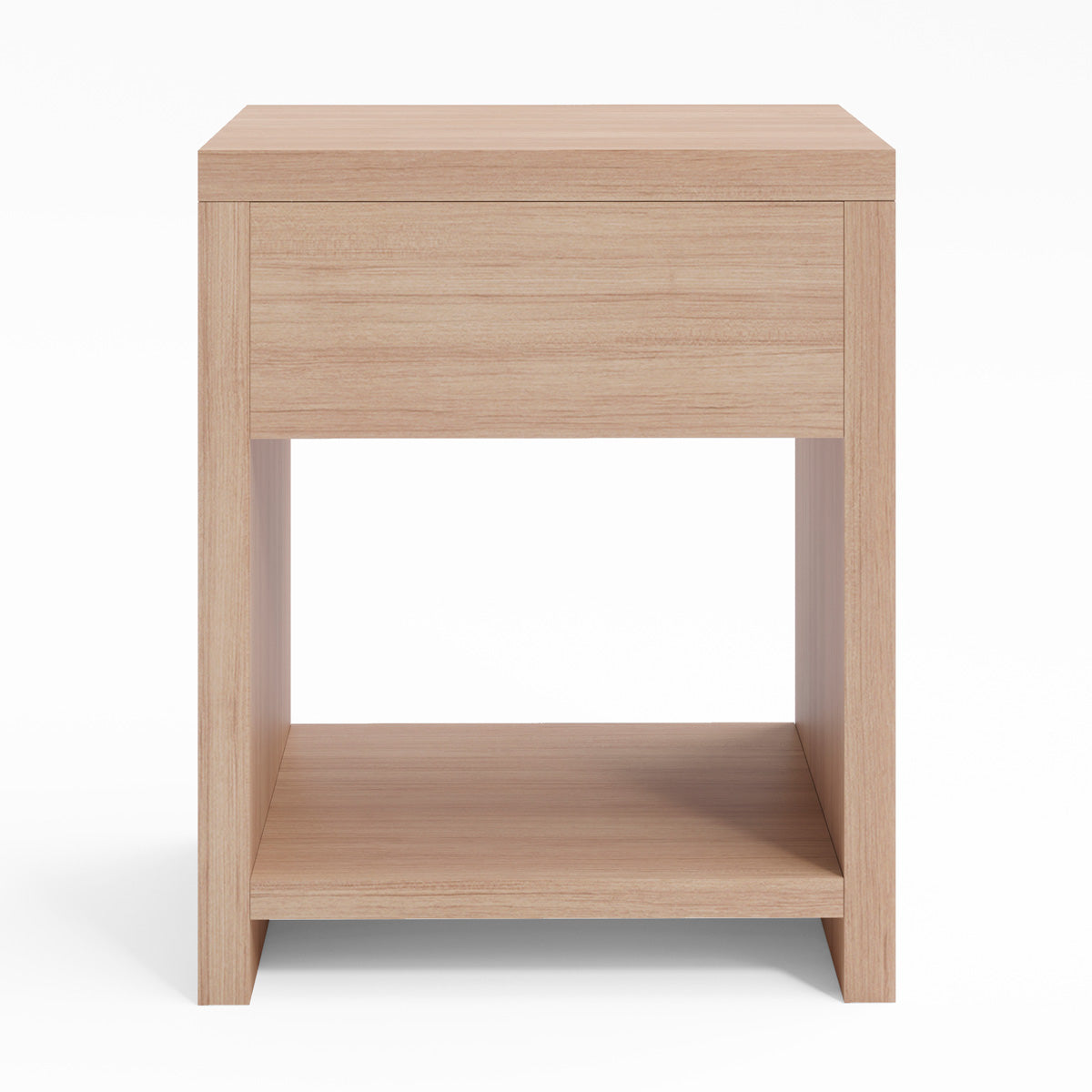 Oak Colour Wooden Bedside Table (Melody Collection)