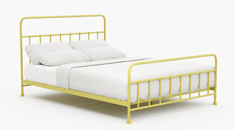 Skye Metal Bed Frame (Yellow)