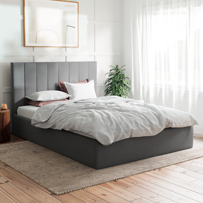Ormond Gas Lift Storage Bed Frame (Charcoal Fabric)