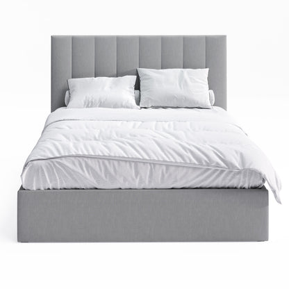 Ormond Gas Lift Storage Bed Frame (Grey Fabric)