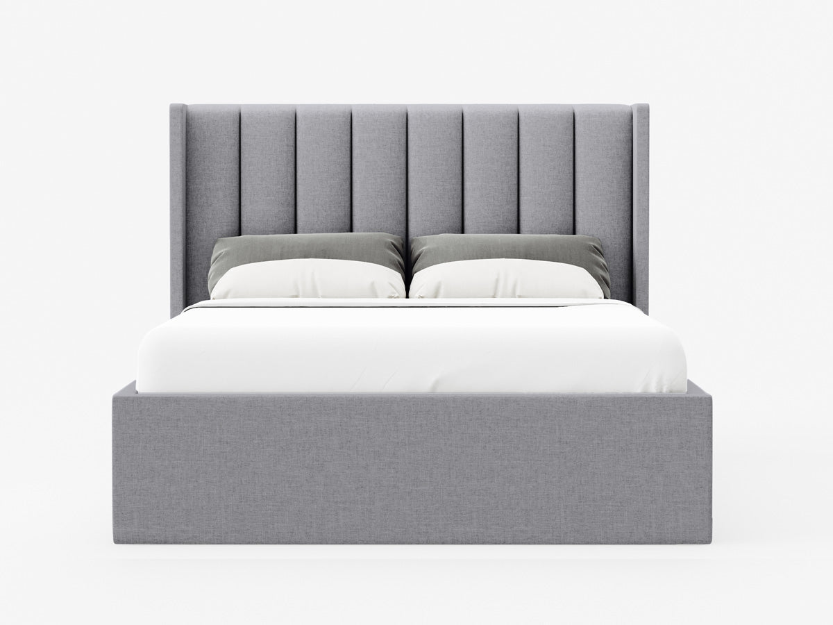 Emma Fabric Bed Frame (Grey)