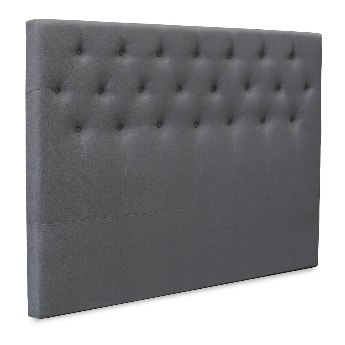 Florence Upholstered Fabric Bedhead (Charcoal)