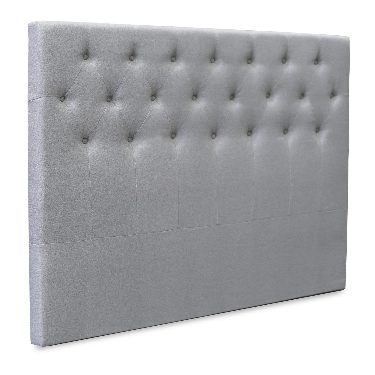 Florence Upholstered Fabric Bedhead (Grey)