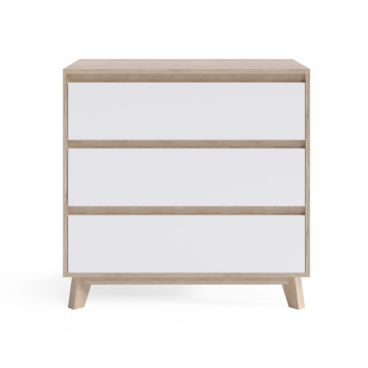 Three Drawer Wooden Bedroom Chest of Drawers (Kinfolk Collection)