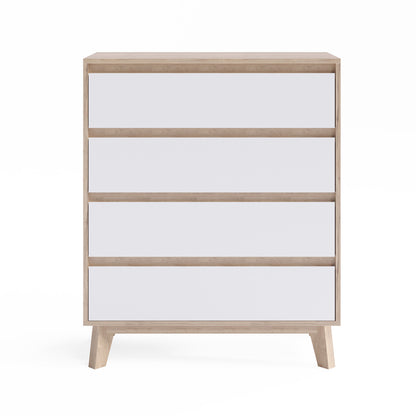 Four Drawer Wooden Tallboy Unit (Kinfolk Collection)