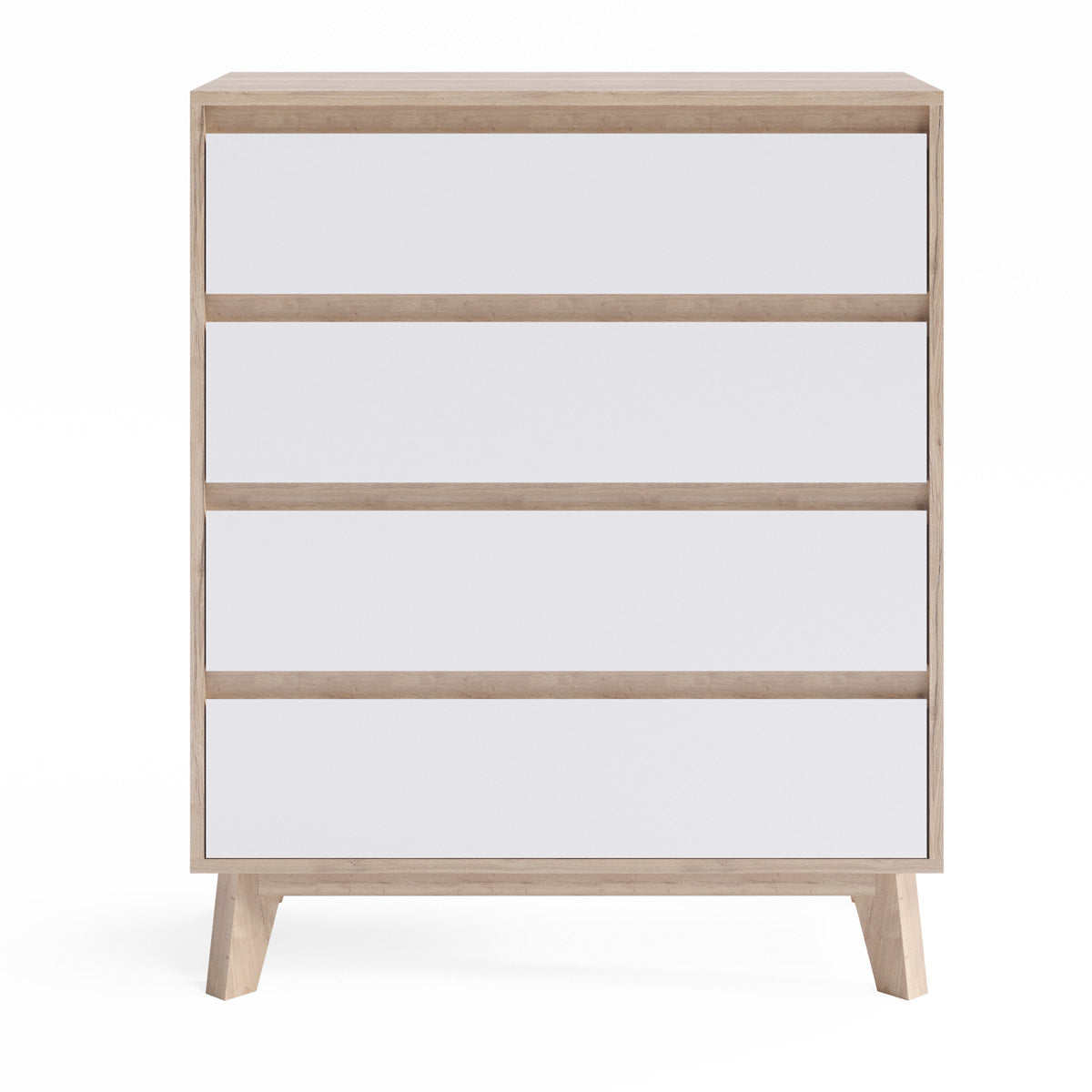 Four Drawer Wooden Tallboy Unit (Kinfolk Collection)